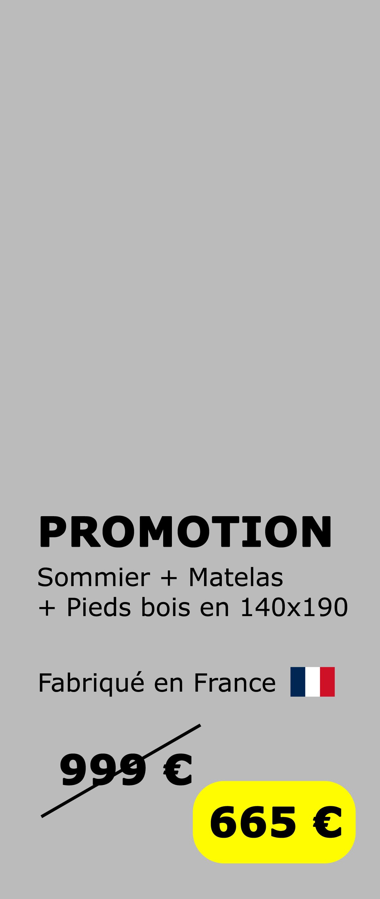 Lit sommier matelas