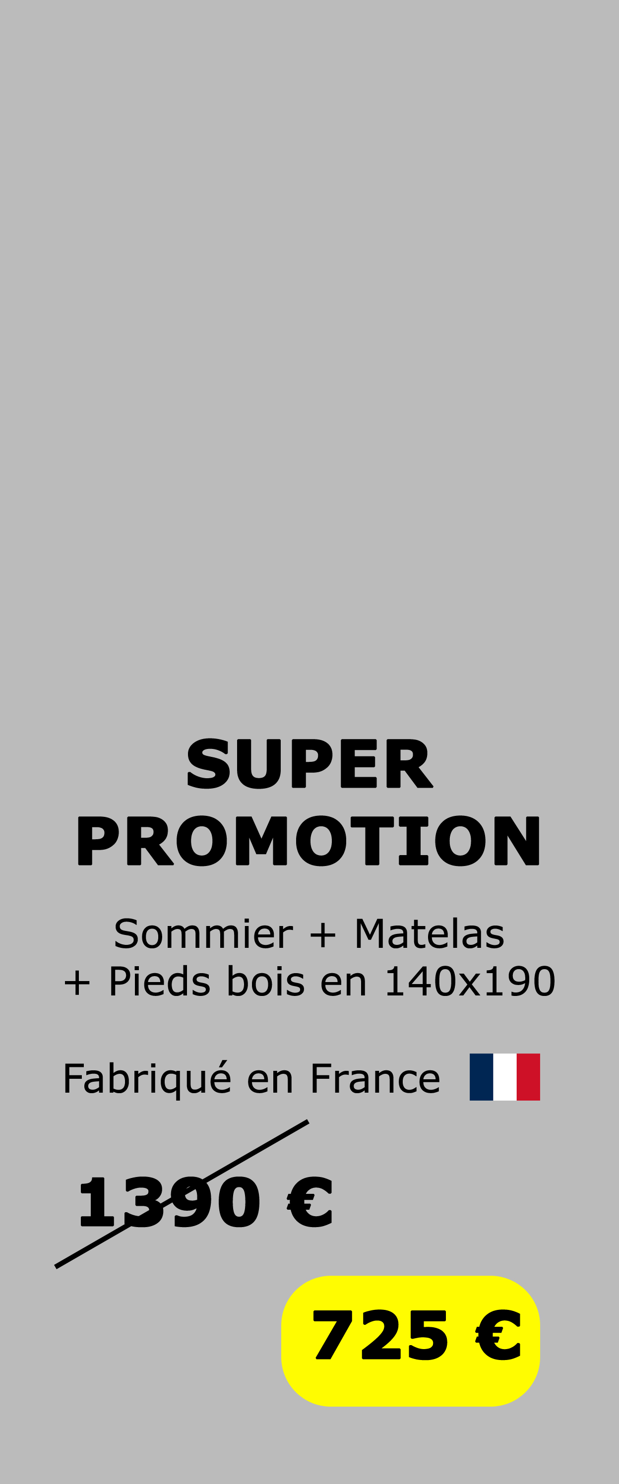 Lit sommier matelas